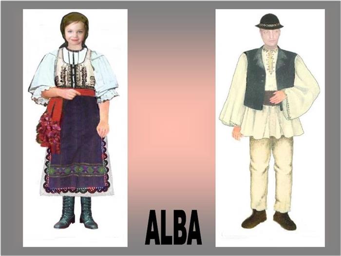 Costumul tradițional din zona Alba