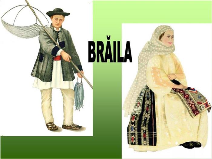 Costumul tradițional din zona Brăilei