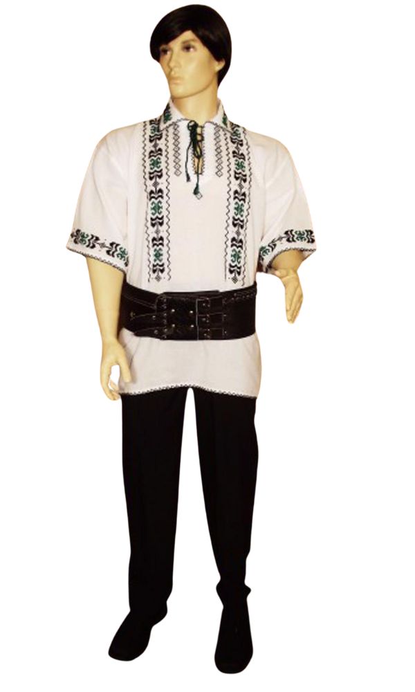 Costum Popular Barbati cu Maneca Scurta Emil 2