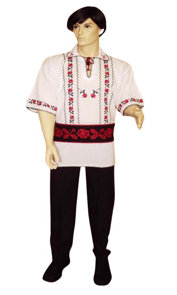 Costum Popular Barbati cu Maneca Scurta  Anton 2