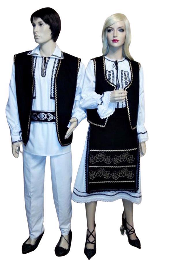 Costum Popular Cuplu 1 Cu Vesta