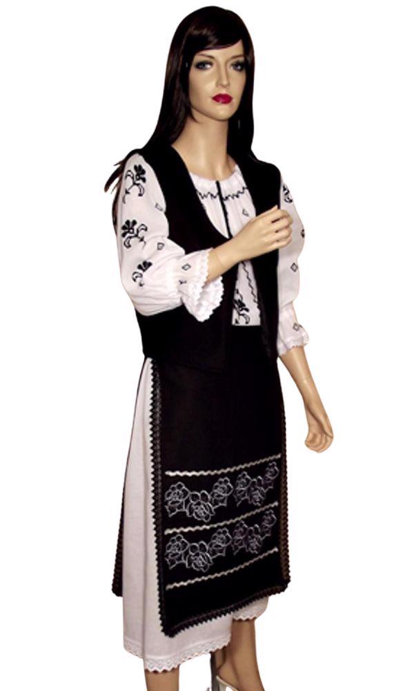 Costum Popular Femei Tania cu vesta