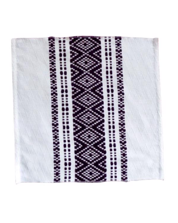 Servetel Dreptunghiular  Negru 38X37 Cm