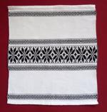 Servetel Dreptunghiular  Negru 43X37 Cm