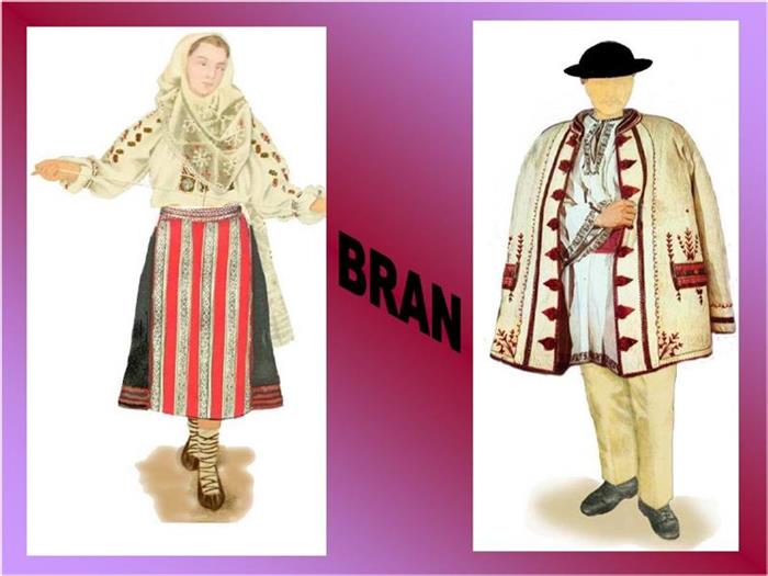 Costumul tradițional de femei din zona Bran
